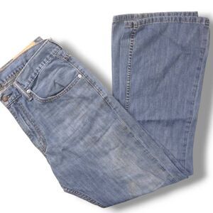 Levis 527 Jeans Sz 34/30 Boot Leg‎ High Rise Faded Weathered Women Men
